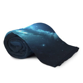 Плед 3D с принтом Atlantis Nebula в Новосибирске, 100% полиэстер | закругленные углы, все края обработаны. Ткань не мнется и не растягивается | Тематика изображения на принте: вселенная | галактика | звезда | космос | небеса