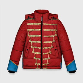 Зимняя куртка для мальчиков 3D с принтом Пиджак Майкла Джексона в Новосибирске, ткань верха — 100% полиэстер; подклад — 100% полиэстер, утеплитель — 100% полиэстер | длина ниже бедра, удлиненная спинка, воротник стойка и отстегивающийся капюшон. Есть боковые карманы с листочкой на кнопках, утяжки по низу изделия и внутренний карман на молнии. 

Предусмотрены светоотражающий принт на спинке, радужный светоотражающий элемент на пуллере молнии и на резинке для утяжки | jackson | michael | джексон | костюм | майкл | одежда | пиджак