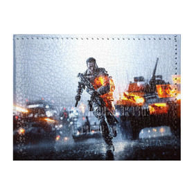 Обложка для студенческого билета с принтом Battlefield Multiplayer в Новосибирске, натуральная кожа | Размер: 11*8 см; Печать на всей внешней стороне | Тематика изображения на принте: battlefield | армия | бой | война | игра | солдат