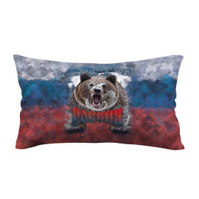 Подушка 3D антистресс с принтом Русский медведь в Новосибирске, наволочка — 100% полиэстер, наполнитель — вспененный полистирол | состоит из подушки и наволочки на молнии | медведь | патриот | россия | русский медведь