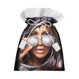 Подарочный 3D мешок с принтом Дженнифер Лопес в Новосибирске, 100% полиэстер | Размер: 29*39 см | jennifer lynn lopez | американская актриса | бизнес вумен | в счках | дженнифер линн лопес | модельер | очки | певица | продюсер | танцовщица