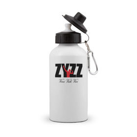 Бутылка спортивная с принтом Zyzz в Новосибирске, металл | емкость — 500 мл, в комплекте две пластиковые крышки и карабин для крепления | bodybuilding | zyzz | бодибилдинг | зиз | качок | мышцы