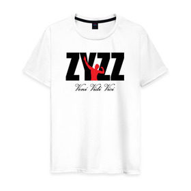 Мужская футболка хлопок с принтом Zyzz в Новосибирске, 100% хлопок | прямой крой, круглый вырез горловины, длина до линии бедер, слегка спущенное плечо. | Тематика изображения на принте: bodybuilding | zyzz | бодибилдинг | зиз | качок | мышцы