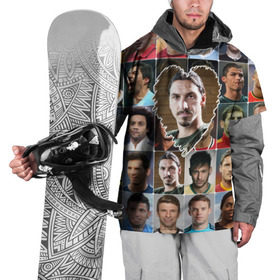 Накидка на куртку 3D с принтом Златан Ибрагимович - лучший в Новосибирске, 100% полиэстер |  | zlatan ibrahimovic | златан ибрагимович | лучшие футболисты | любимый игрок | мой любимец | самый крутой | сердце | футбол | швеция | я люблю