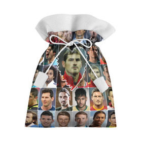 Подарочный 3D мешок с принтом Икер Касильяс - лучший в Новосибирске, 100% полиэстер | Размер: 29*39 см | iker casillas | вратарь | икер касильяс | испания | лучшие футболисты | любимый игрок | мой любимец | самый крутой | сердце | футбол | я люблю