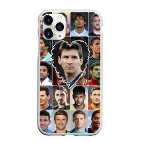 Чехол для iPhone 11 Pro матовый с принтом Лионель Месси - лучший в Новосибирске, Силикон |  | lionel messi | аргентина | барса | барселона | золотой мяч | лионель месси | лучшие футболисты | любимый игрок | мой любимец | самый крутой | сердце | футбол | я люблю