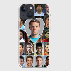 Чехол для iPhone 13 mini с принтом Мануэль Нойер   лучший в Новосибирске,  |  | manuel neuer | бавария | германия | лучшие футболисты | любимый игрок | мануэль нойер | самый крутой | я люблю