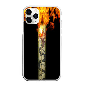 Чехол для iPhone 11 Pro матовый с принтом Dragon Lore в Новосибирске, Силикон |  | awp | cs go | dragon | lore | винтовка | дракон | контр | кс го | ксго | скин | страйк