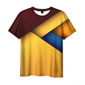 Мужская футболка 3D с принтом Stiil geometria в Новосибирске, 100% полиэфир | прямой крой, круглый вырез горловины, длина до линии бедер | grunge | new | арт | гранж | краска | прикольные | цветные