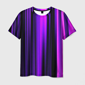 Мужская футболка 3D с принтом Disaster в Новосибирске, 100% полиэфир | прямой крой, круглый вырез горловины, длина до линии бедер | grunge | арт | гранж | краска | полосы | прикольные | цветные