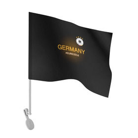 Флаг для автомобиля с принтом Сборная Германии 2016 в Новосибирске, 100% полиэстер | Размер: 30*21 см | germany