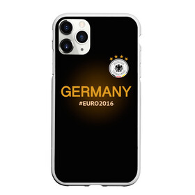 Чехол для iPhone 11 Pro матовый с принтом Сборная Германии 2016 в Новосибирске, Силикон |  | germany
