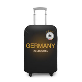 Чехол для чемодана 3D с принтом Сборная Германии 2016 в Новосибирске, 86% полиэфир, 14% спандекс | двустороннее нанесение принта, прорези для ручек и колес | germany