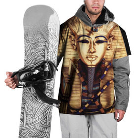 Накидка на куртку 3D с принтом Хатшепсут в Новосибирске, 100% полиэстер |  | египет | женщина | золото | маска | фараон египта | хатшепсут