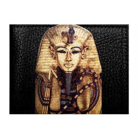 Обложка для студенческого билета с принтом Хатшепсут в Новосибирске, натуральная кожа | Размер: 11*8 см; Печать на всей внешней стороне | египет | женщина | золото | маска | фараон египта | хатшепсут