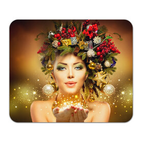 Коврик прямоугольный с принтом Чудо девушка в Новосибирске, натуральный каучук | размер 230 х 185 мм; запечатка лицевой стороны | волшебница | волшебство | звезды | новый год | подарки | празник | фея | чудо девушка