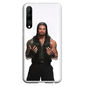 Чехол для Honor P30 с принтом Roman Reigns в Новосибирске, Силикон | Область печати: задняя сторона чехла, без боковых панелей | Тематика изображения на принте: roman reigns | wwe | роман рейнс