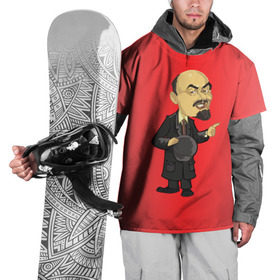 Накидка на куртку 3D с принтом Ленин каррикатура в Новосибирске, 100% полиэстер |  | lenin | ussr | владимир | ильич | ленин | ссср