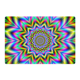 Магнитный плакат 3Х2 с принтом Красочная иллюзия в Новосибирске, Полимерный материал с магнитным слоем | 6 деталей размером 9*9 см | гипноз | движение | красочный фон | обман зрения | оптическая иллюзия | погружение | текстура | фокус