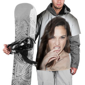 Накидка на куртку 3D с принтом Галь Гадот в Новосибирске, 100% полиэстер |  | gal gadot | израильская актриса