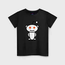 Детская футболка хлопок с принтом Reddit в Новосибирске, 100% хлопок | круглый вырез горловины, полуприлегающий силуэт, длина до линии бедер | шелдон