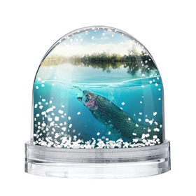 Снежный шар с принтом Рыбалка в Новосибирске, Пластик | Изображение внутри шара печатается на глянцевой фотобумаге с двух сторон | грузило | карась | лодка | окунь | природа | река | рыбак | рыболов | снасти | туризм | щука