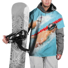 Накидка на куртку 3D с принтом Michael Phelps в Новосибирске, 100% полиэстер |  | Тематика изображения на принте: фелпс