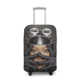 Чехол для чемодана 3D с принтом Наоми Кэмпбелл в Новосибирске, 86% полиэфир, 14% спандекс | двустороннее нанесение принта, прорези для ручек и колес | naomi campbell | актриса | британская | наоми кэмпбелл | певица афроямайское | происхождение | супермодель