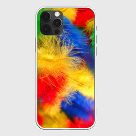 Чехол для iPhone 12 Pro Max с принтом Цветные перья в Новосибирске, Силикон |  | Тематика изображения на принте: перья | радуга | спектр | фон | цвета | цветные | яркие