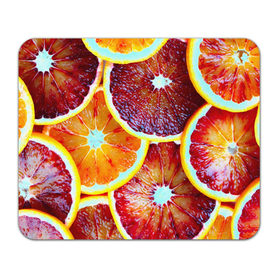 Коврик прямоугольный с принтом Цитрус в Новосибирске, натуральный каучук | размер 230 х 185 мм; запечатка лицевой стороны | апельсин | фрукты | цитрус