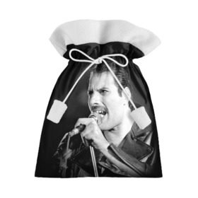 Подарочный 3D мешок с принтом Фредди Меркьюри в Новосибирске, 100% полиэстер | Размер: 29*39 см | freddie mercury | queen. | автор песен | британский | вокалист | певец | рок группа | фредди меркьюри
