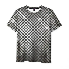Мужская футболка 3D с принтом Silver style в Новосибирске, 100% полиэфир | прямой крой, круглый вырез горловины, длина до линии бедер | club | клуб | серебро | стиль