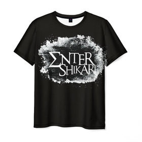Мужская футболка 3D с принтом Enter Shikari в Новосибирске, 100% полиэфир | прямой крой, круглый вырез горловины, длина до линии бедер | Тематика изображения на принте: enter shikari