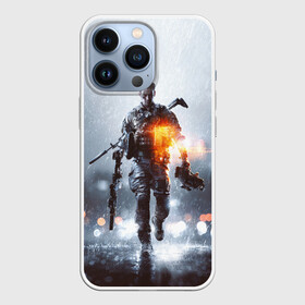 Чехол для iPhone 13 Pro с принтом Battlefield в Новосибирске,  |  | battlefield | батла | боец | воин | игра | солдат