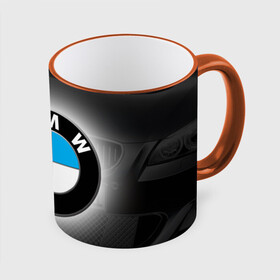 Кружка с принтом BMW в Новосибирске, керамика | ёмкость 330 мл | bmw | бмв | лого | логотип