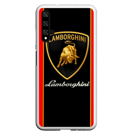 Чехол для Honor 20 с принтом Lamborghini в Новосибирске, Силикон | Область печати: задняя сторона чехла, без боковых панелей | Тематика изображения на принте: lamborghini | авто | автомобиль | ламборгини