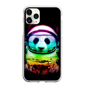 Чехол для iPhone 11 Pro матовый с принтом Панда космонавт в Новосибирске, Силикон |  | астронавт | звезды | космонавт | космос | панда | радуга