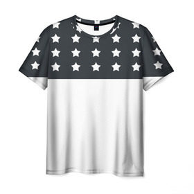Мужская футболка 3D с принтом Stars в Новосибирске, 100% полиэфир | прямой крой, круглый вырез горловины, длина до линии бедер | one | pilots | twenty | звезда | звезды