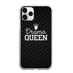 Чехол для iPhone 11 Pro матовый с принтом Drama queen в Новосибирске, Силикон |  | drama | drama queen | hipster | queen | swag | свег | свэг | хипстер | хисптеры