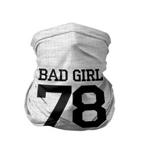 Бандана-труба 3D с принтом Bad girl в Новосибирске, 100% полиэстер, ткань с особыми свойствами — Activecool | плотность 150‒180 г/м2; хорошо тянется, но сохраняет форму | bad | bad girl | girl | hipster | swag | свег | свэг | хипстер | хисптеры | цитата