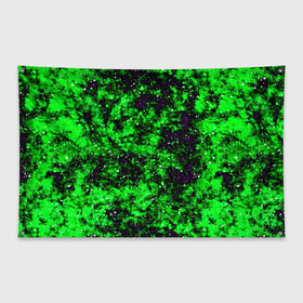 Флаг-баннер с принтом Green color в Новосибирске, 100% полиэстер | размер 67 х 109 см, плотность ткани — 95 г/м2; по краям флага есть четыре люверса для крепления | Тематика изображения на принте: гранж | зеленый | краска | новые | текстуры | цветные