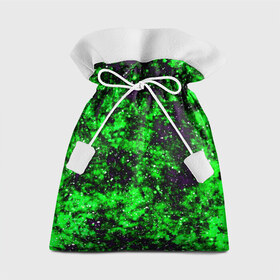 Подарочный 3D мешок с принтом Green color в Новосибирске, 100% полиэстер | Размер: 29*39 см | гранж | зеленый | краска | новые | текстуры | цветные