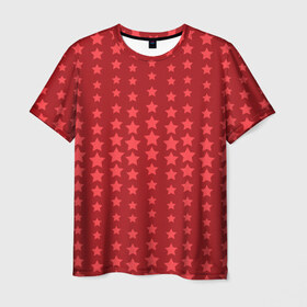 Мужская футболка 3D с принтом Звёздочки в Новосибирске, 100% полиэфир | прямой крой, круглый вырез горловины, длина до линии бедер | гламур | звездочки | звёзды | оформление | пафос | праздник | слой | текстура | трайбл | узор | фон