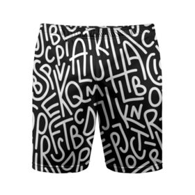 Мужские шорты 3D спортивные с принтом Английские буквы в Новосибирске,  |  | Тематика изображения на принте: алфавит | английский язык | буквы | оформление | слой | текстура | трайбл | узор | фон