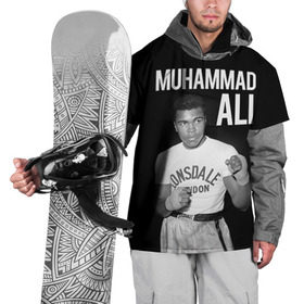 Накидка на куртку 3D с принтом Muhammad Ali в Новосибирске, 100% полиэстер |  | ali | boxing | muhammad ali |   |  muhammad |  бокс | али | боксер | мухамад. мухаммад | мухаммед | мухаммед али