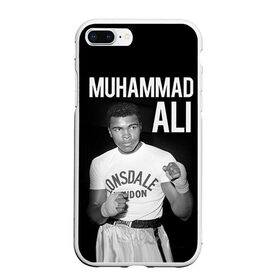 Чехол для iPhone 7Plus/8 Plus матовый с принтом Muhammad Ali в Новосибирске, Силикон | Область печати: задняя сторона чехла, без боковых панелей | ali | boxing | muhammad ali |   |  muhammad |  бокс | али | боксер | мухамад. мухаммад | мухаммед | мухаммед али