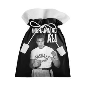 Подарочный 3D мешок с принтом Muhammad Ali в Новосибирске, 100% полиэстер | Размер: 29*39 см | ali | boxing | muhammad ali |   |  muhammad |  бокс | али | боксер | мухамад. мухаммад | мухаммед | мухаммед али