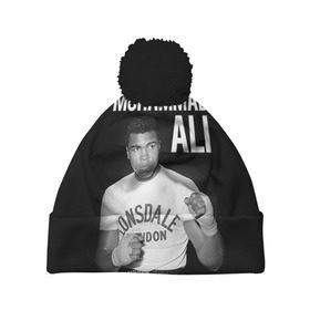 Шапка 3D c помпоном с принтом Muhammad Ali в Новосибирске, 100% полиэстер | универсальный размер, печать по всей поверхности изделия | ali | boxing | muhammad ali |   |  muhammad |  бокс | али | боксер | мухамад. мухаммад | мухаммед | мухаммед али