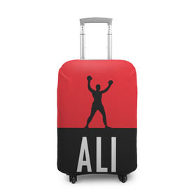 Чехол для чемодана 3D с принтом Muhammad Ali 3 в Новосибирске, 86% полиэфир, 14% спандекс | двустороннее нанесение принта, прорези для ручек и колес | ali | boxing |  muhammad |  muhammad ali | али | бокс | боксер | мухамад. мухаммад | мухамед али | мухаммед | мухаммед али