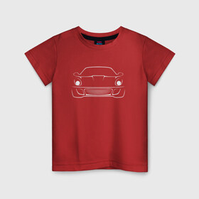Детская футболка хлопок с принтом Porsche в Новосибирске, 100% хлопок | круглый вырез горловины, полуприлегающий силуэт, длина до линии бедер | porsche | порше